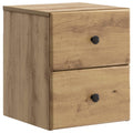 Wandmontierter Nachttisch Artisan-Eiche 34,5 x 33 x 40 cm