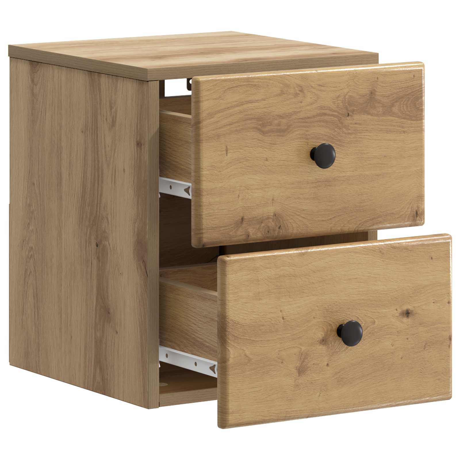 Wandmontierter Nachttisch Artisan-Eiche 34,5 x 33 x 40 cm