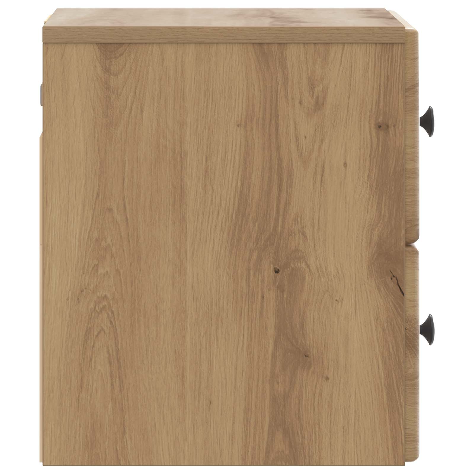 Wandmontierter Nachttisch 2 pcs Artisan-Eiche 34,5 x 33 x 40 cm