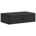 Wandmontierter Beistelltisch Schwarz 59 x 34,5 x 17 cm