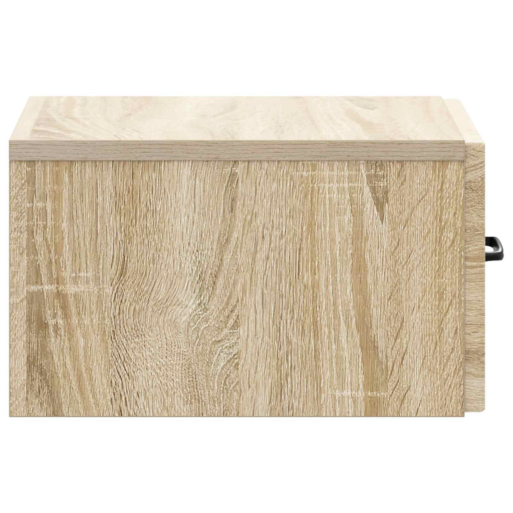 Wandmontierter Beistelltisch Sonoma-Eiche 59 x 34,5 x 17 cm