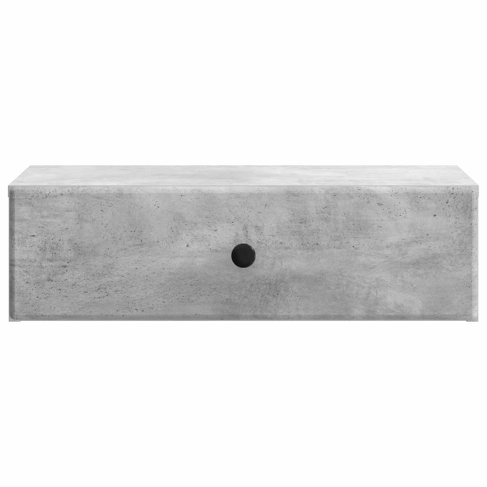 Wandmontierter Beistelltisch Betongrau 59 x 34,5 x 17 cm