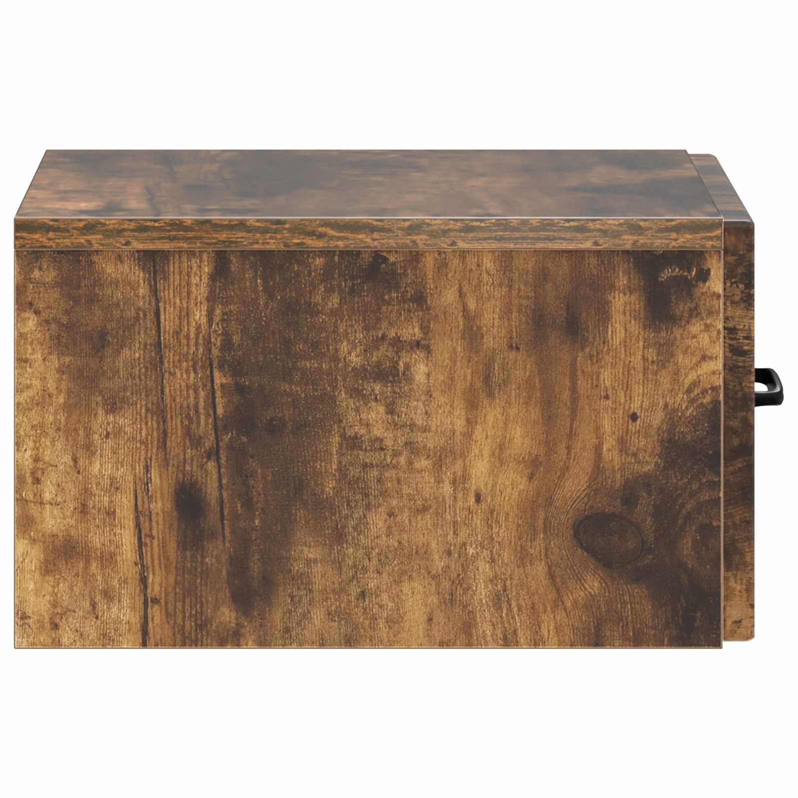 Wandmontierter Beistelltisch Geräucherte Eiche Holzwerkstoff