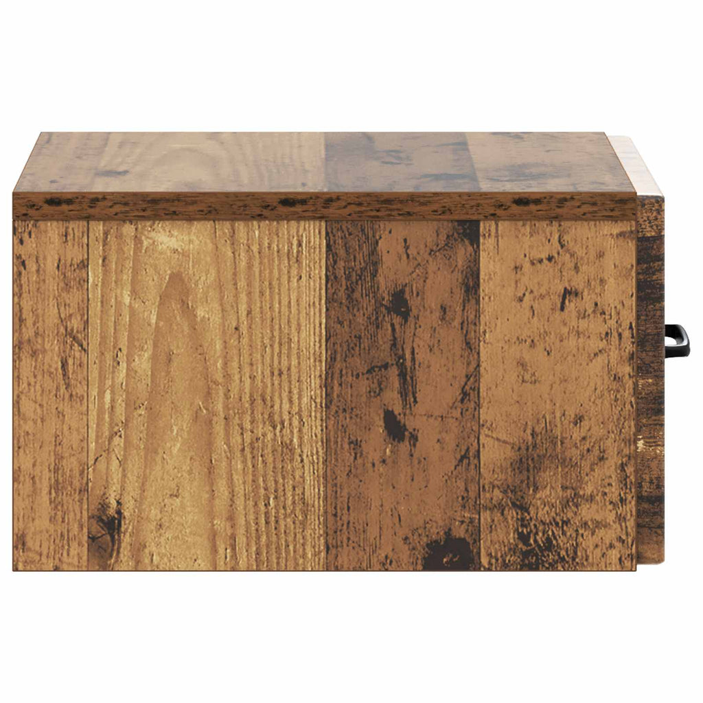 Wandmontierter Beistelltisch Altholz 59 x 34,5 x 17 cm