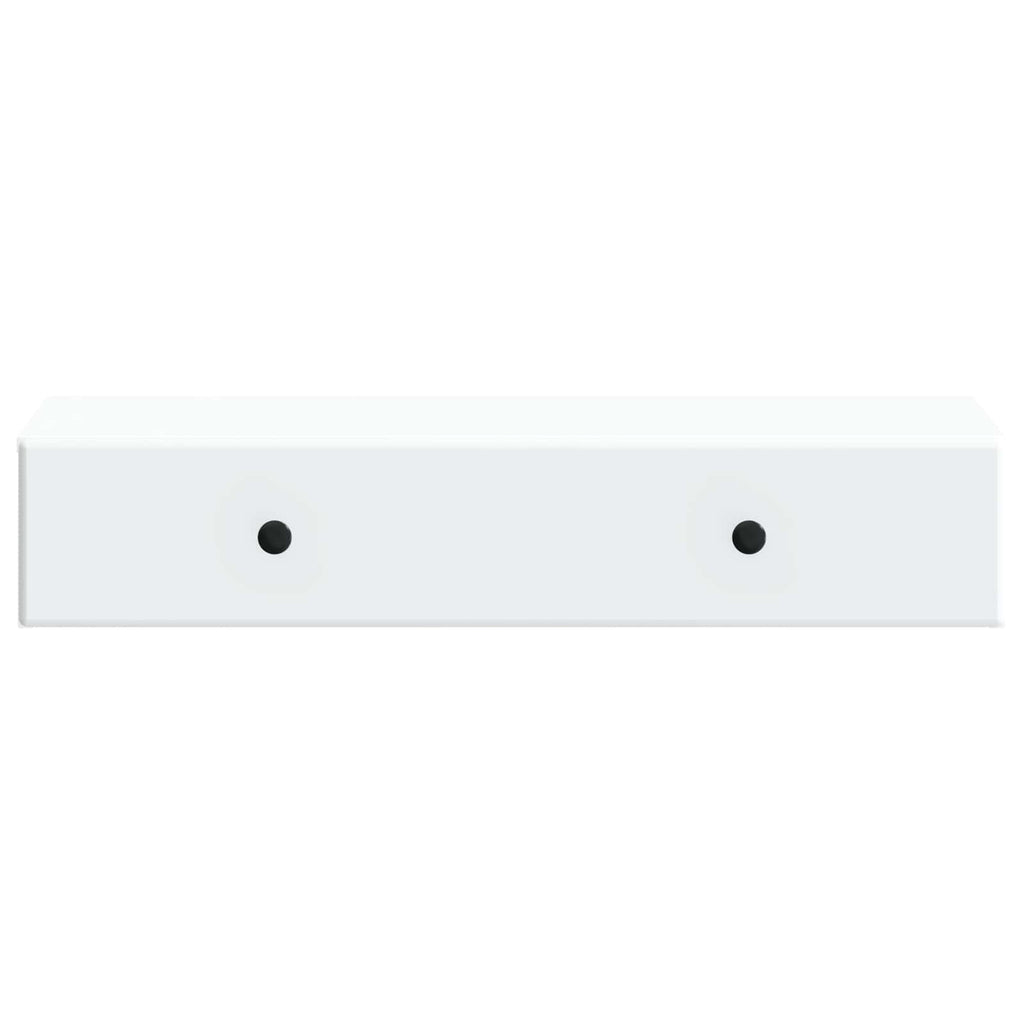 Wandmontierter Beistelltisch Weiß 87,5 x 34,5 x 17 cm