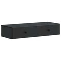 Wandmontierter Beistelltisch Schwarz 87,5 x 34,5 x 17 cm