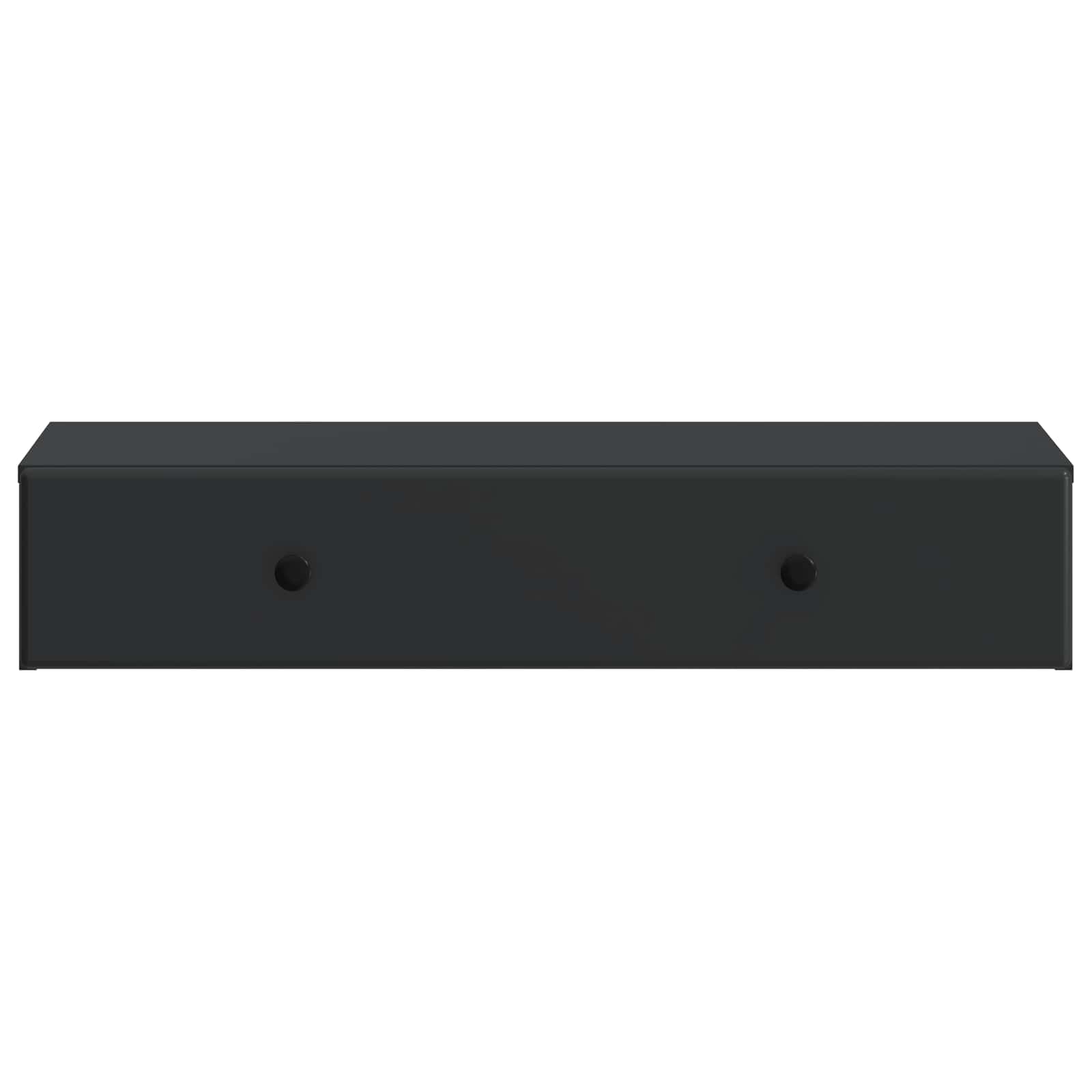 Wandmontierter Beistelltisch Schwarz 87,5 x 34,5 x 17 cm