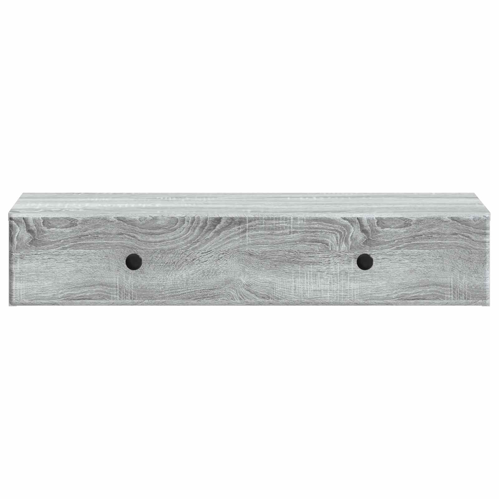 Wandmontierter Beistelltisch Graues Sonoma 87,5 x 34,5 x 17 cm