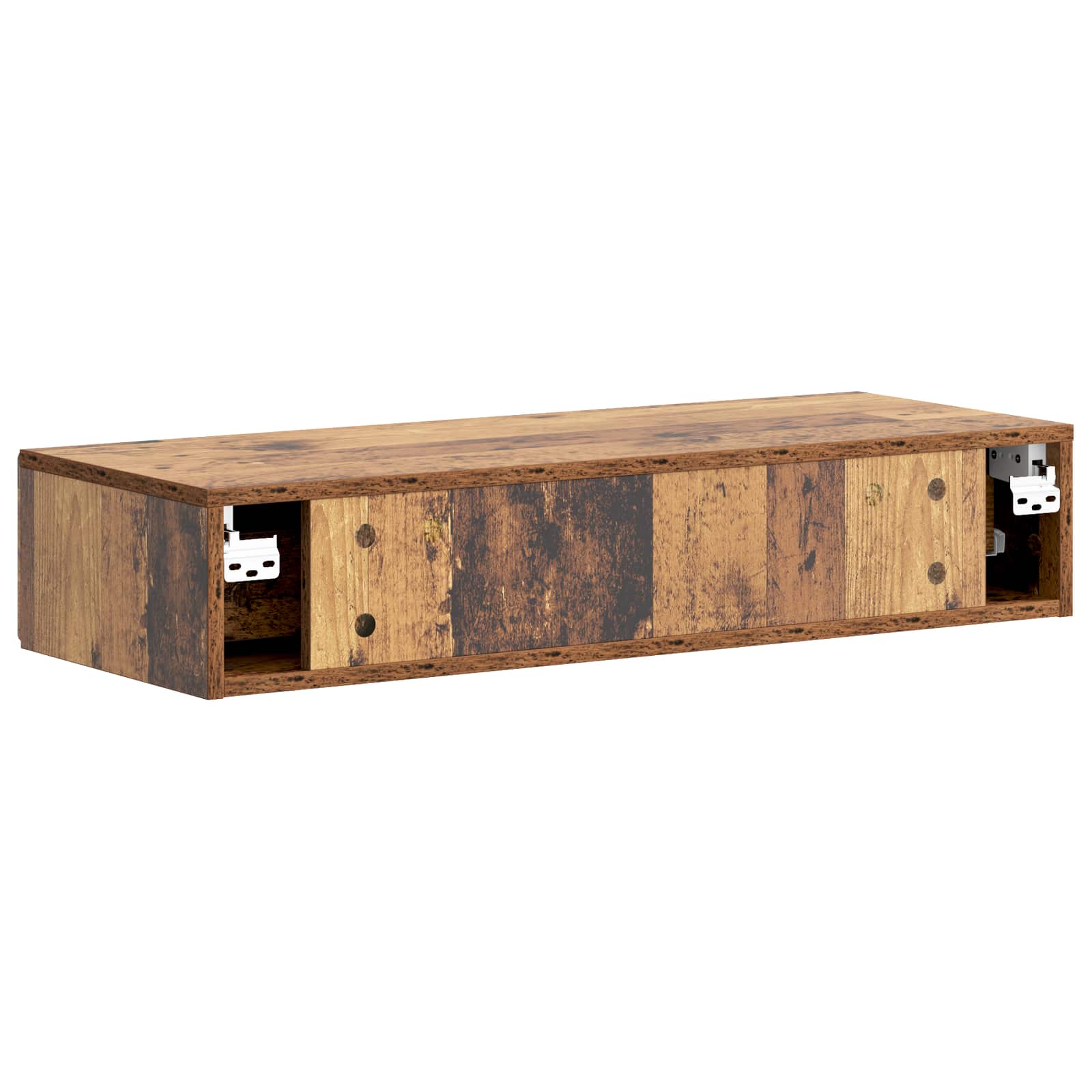 Wandmontierter Beistelltisch Altholz 87,5 x 34,5 x 17 cm