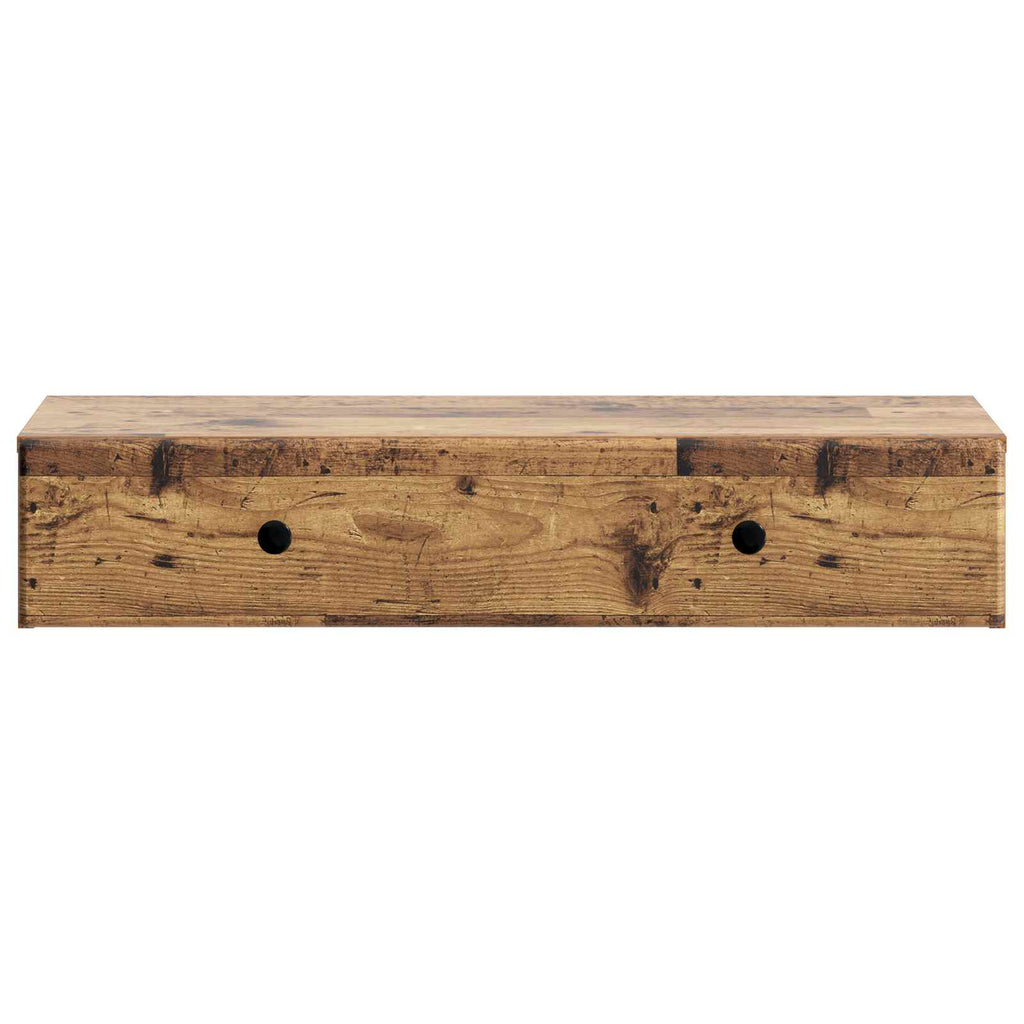 Wandmontierter Beistelltisch Altholz 87,5 x 34,5 x 17 cm