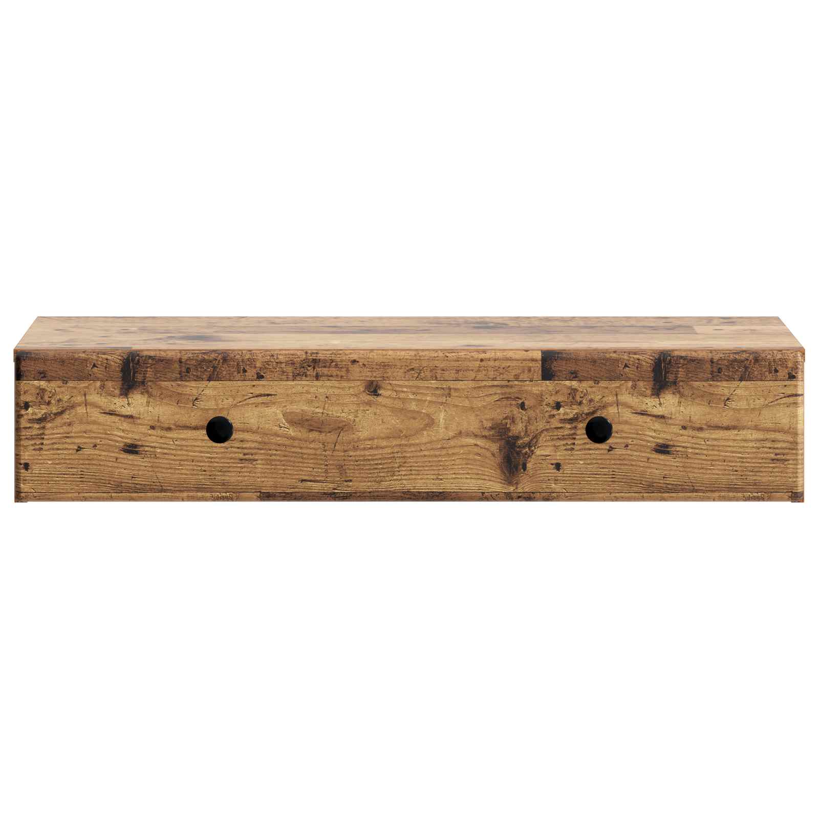 Wandmontierter Beistelltisch Altholz 87,5 x 34,5 x 17 cm