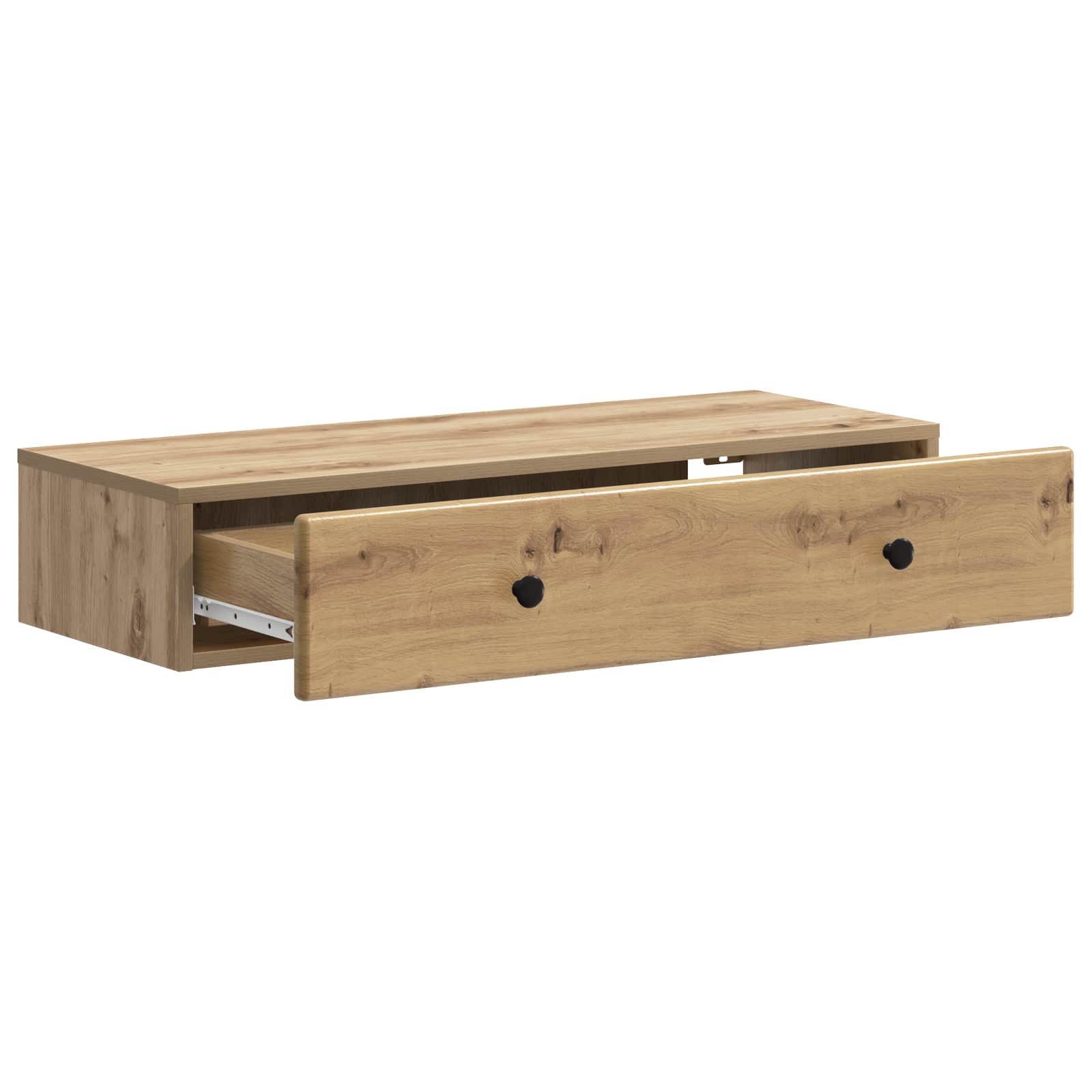Wandmontierter Beistelltisch Artisan-Eiche 87,5 x 34,5 x 17 cm