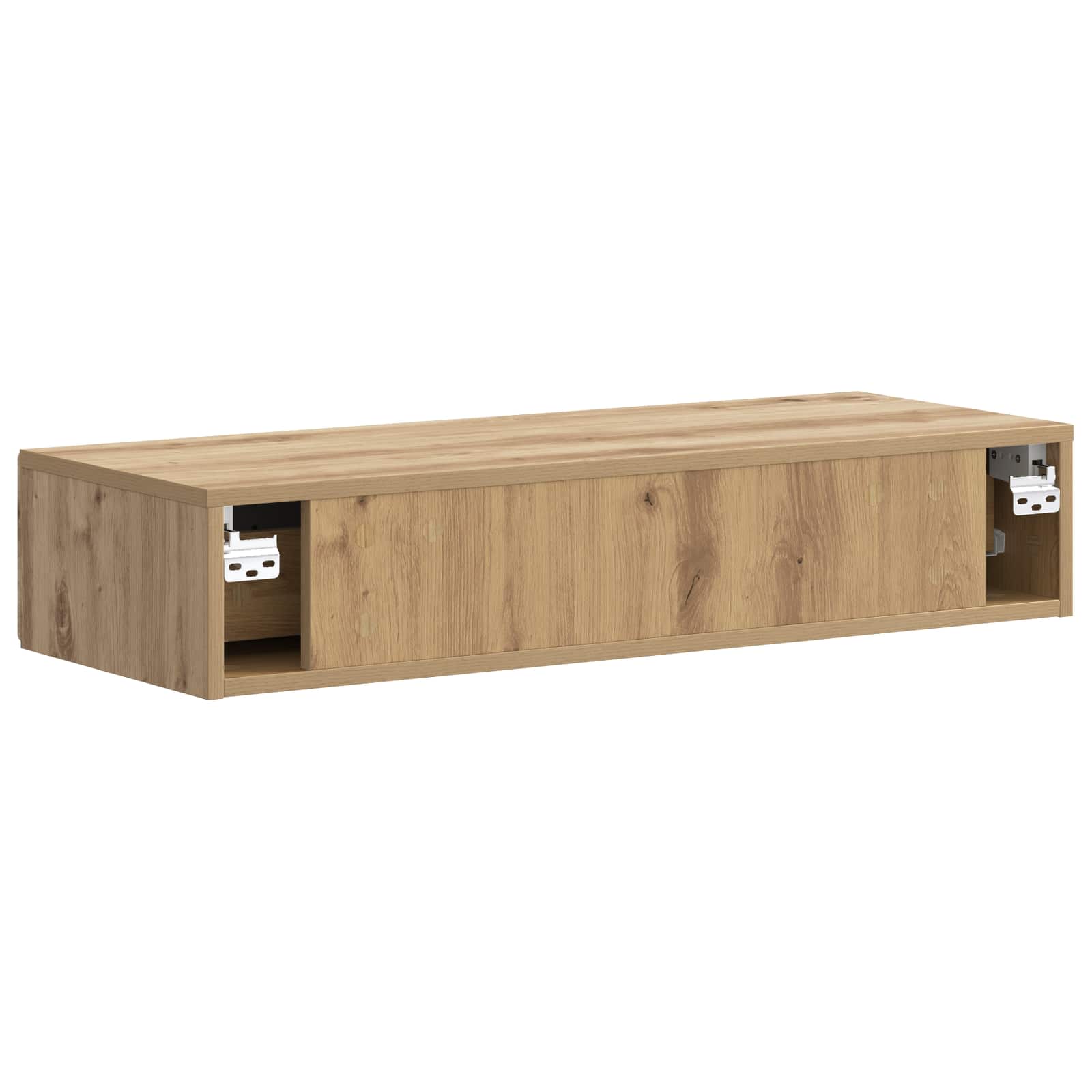 Wandmontierter Beistelltisch Artisan-Eiche 87,5 x 34,5 x 17 cm