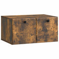 Wandmontierter TV-Schrank 59,5 x 41 x 30 cm Geräucherte Eiche