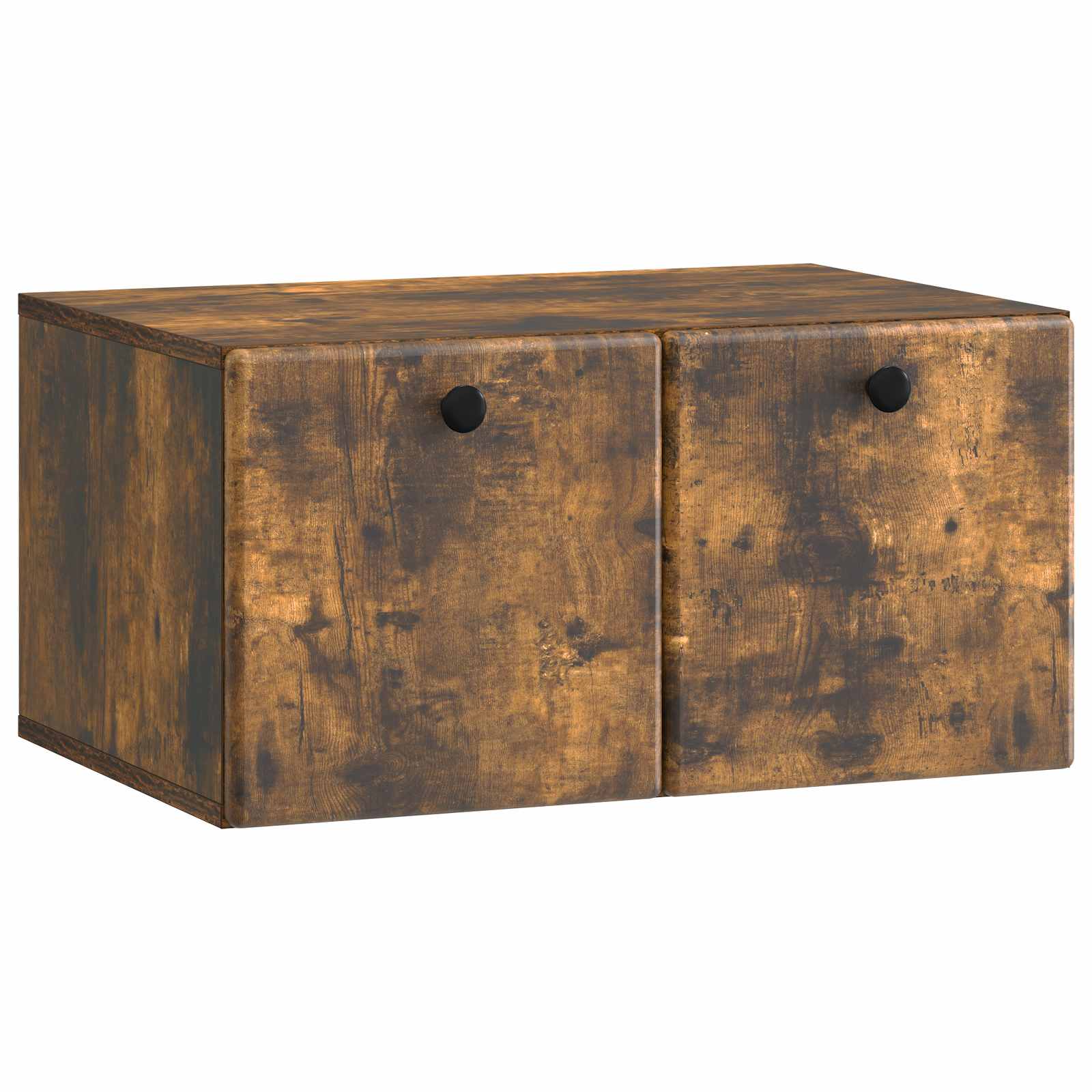 Wandmontierter TV-Schrank 59,5 x 41 x 30 cm Geräucherte Eiche