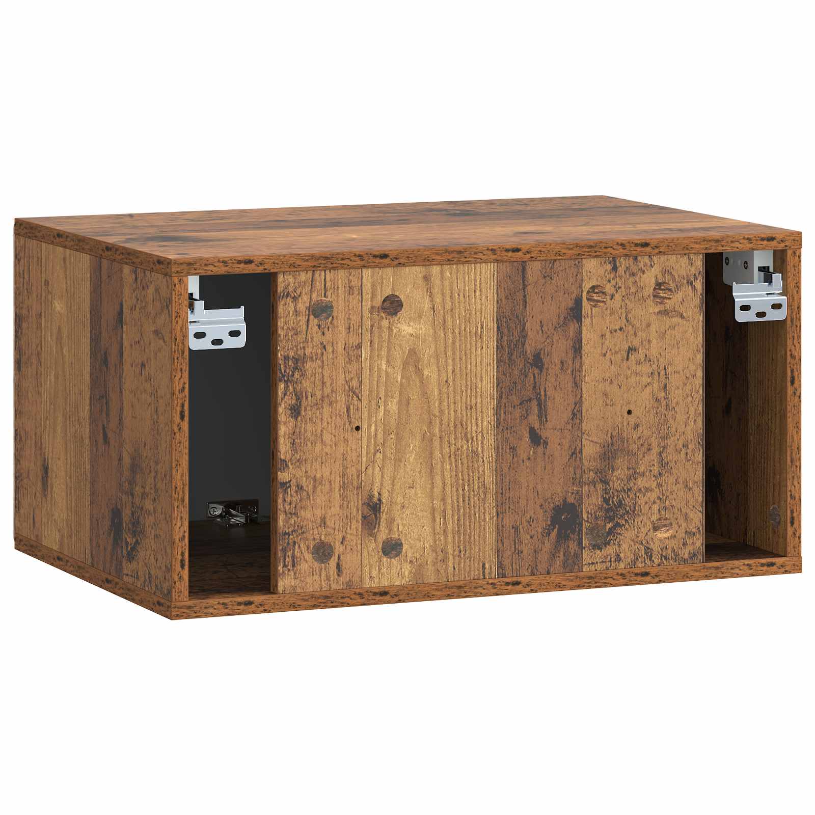 Wandmontierter TV-Schrank 59,5 x 41 x 30 cm Altholz