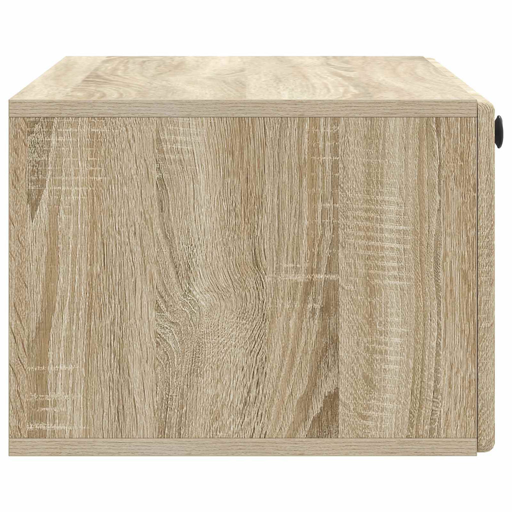 Wandmontierter TV-Schrank 78,5 x 41 x 30 cm Sonoma-Eiche