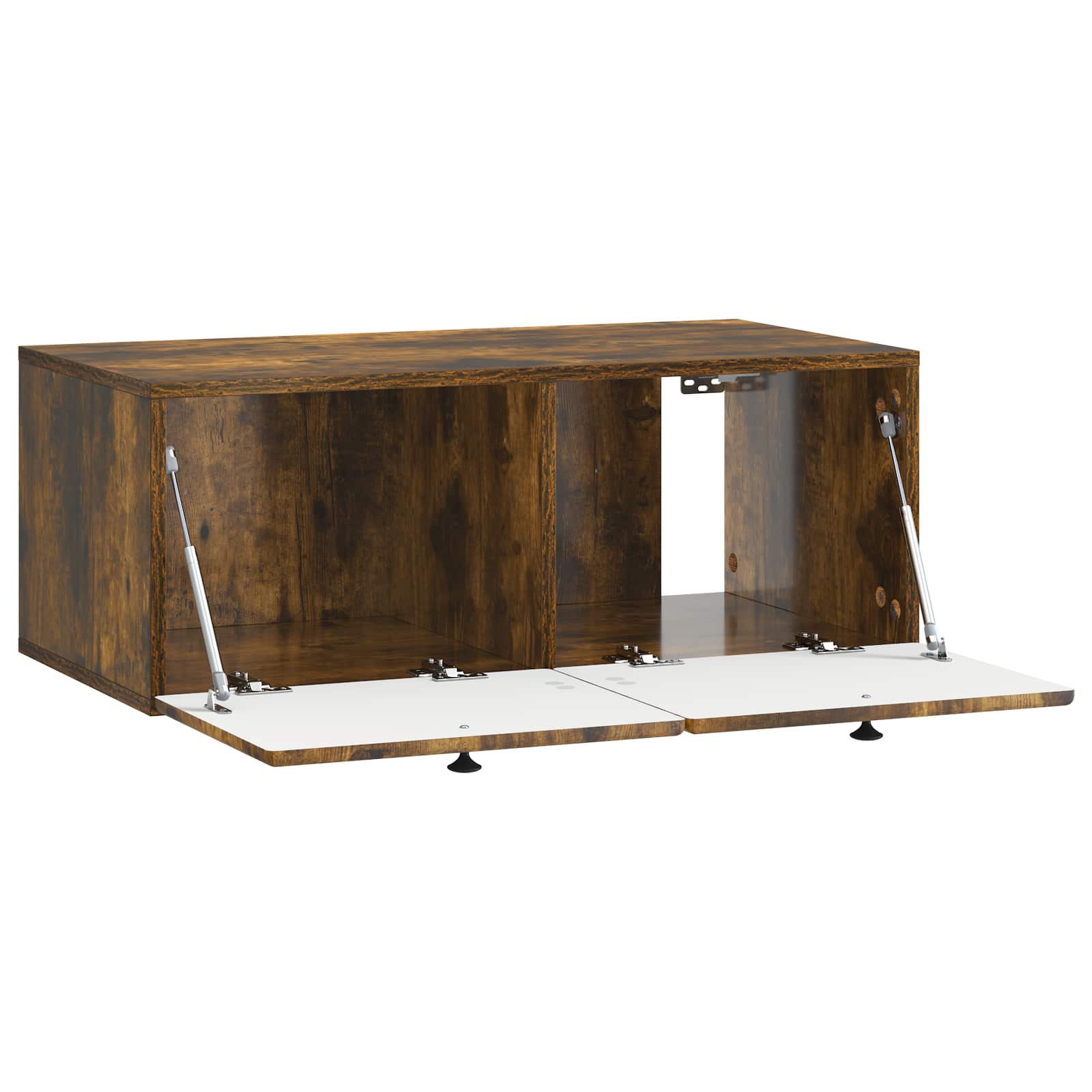 Wandmontierter TV-Schrank 78,5 x 41 x 30 cm Geräucherte Eiche
