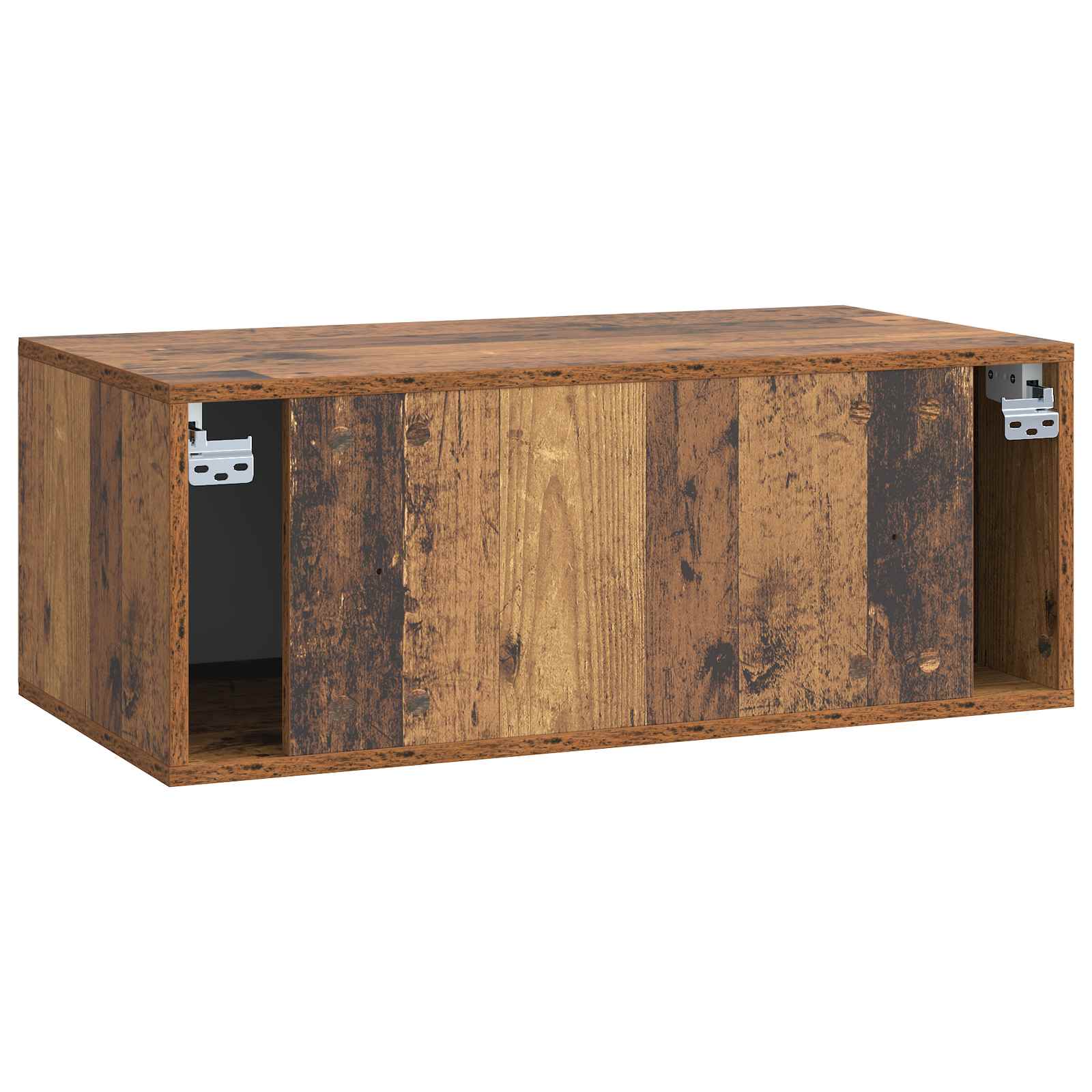 Wandmontierter TV-Schrank 78,5 x 41 x 30 cm Altholz