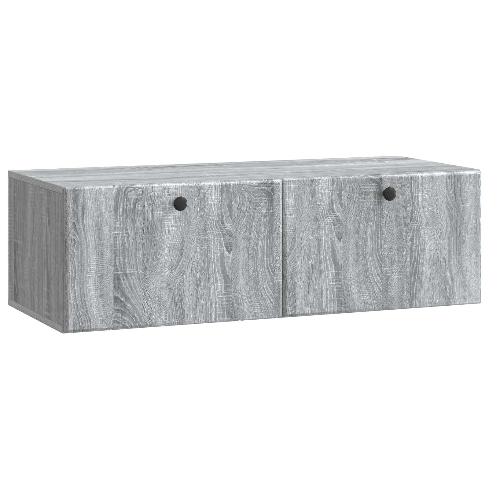 Wandmontierter TV-Schrank 98 x 41 x 30 cm Grau Sonoma