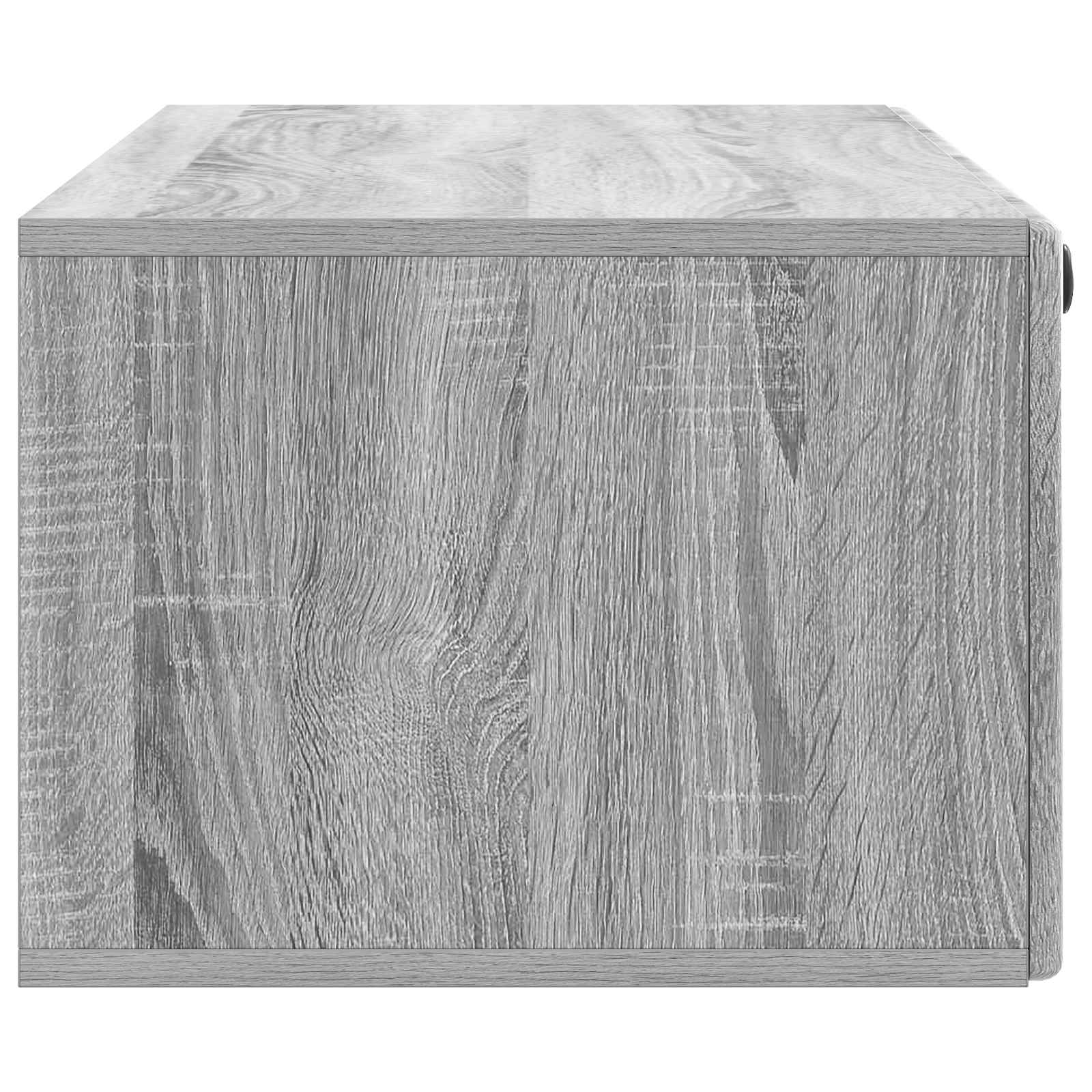 Wandmontierter TV-Schrank 98 x 41 x 30 cm Grau Sonoma