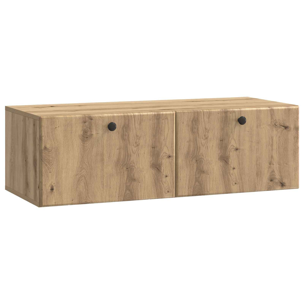 Wandmontierter TV-Schrank 98 x 41 x 30 cm Artisan-Eiche