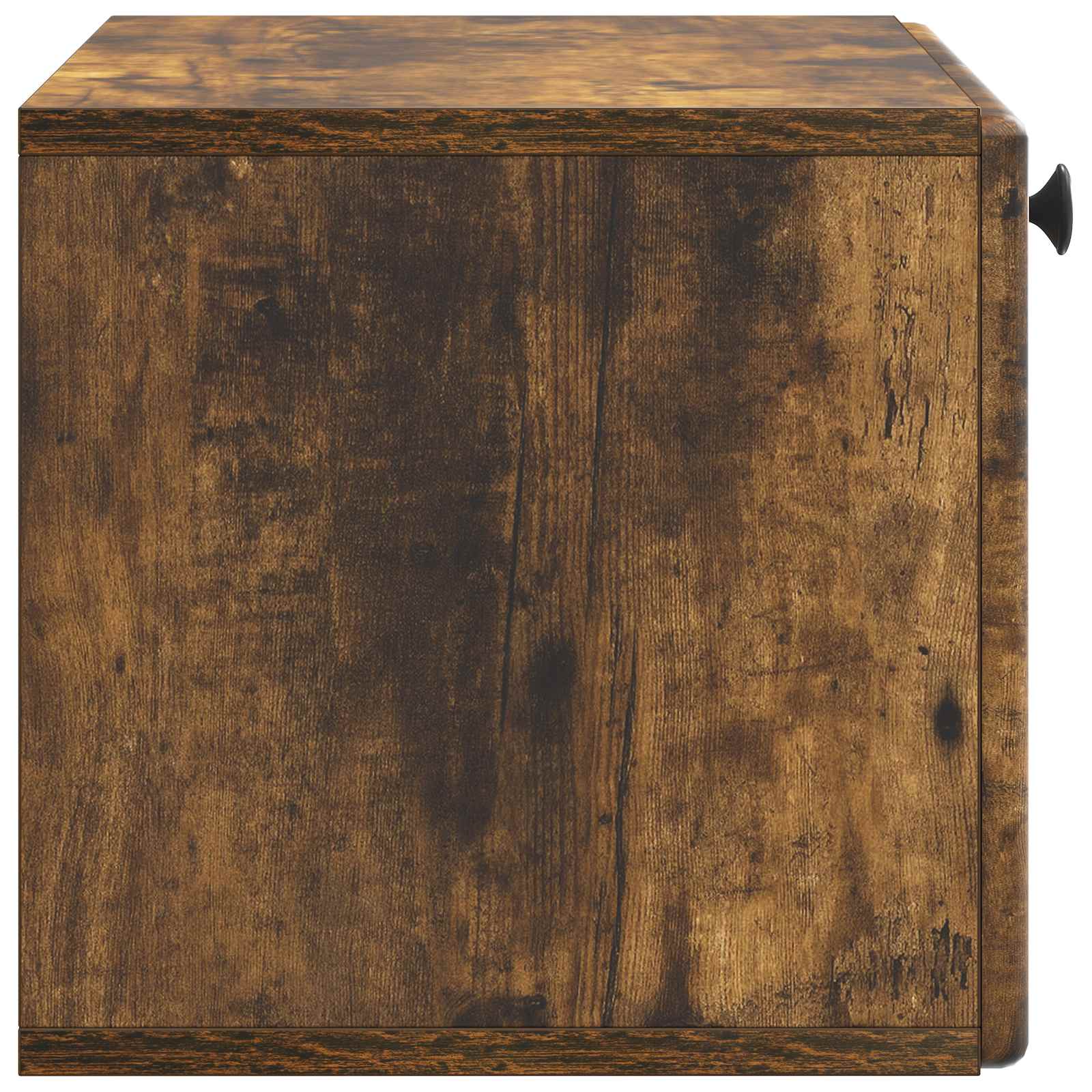 Wandmontierter TV-Schrank 59,5 x 31 x 30 cm Geräucherte Eiche