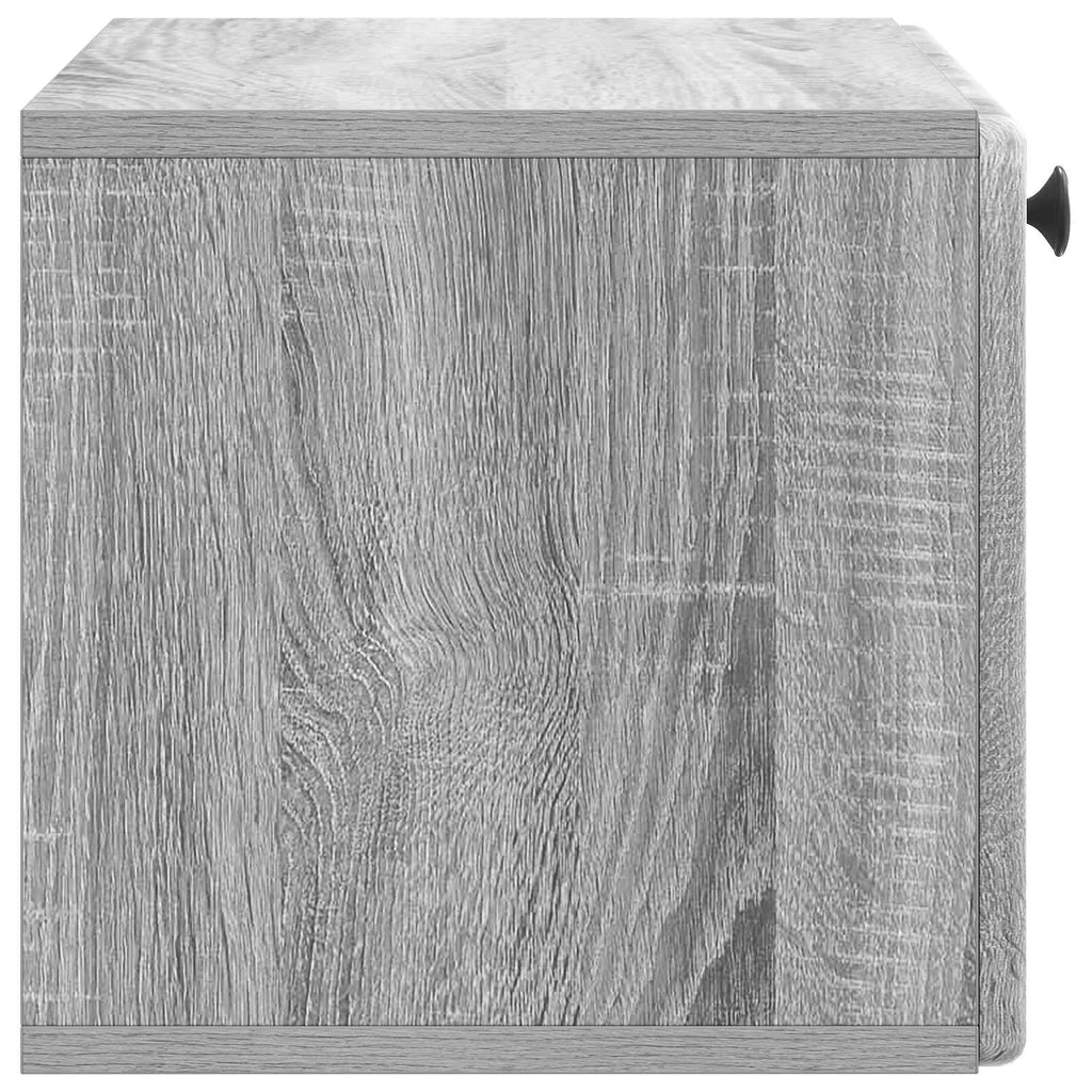 Wandmontierter TV-Schrank 59,5 x 31 x 30 cm Grau Sonoma