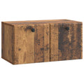 Wandmontierter TV-Schrank 59,5 x 31 x 30 cm Altholz