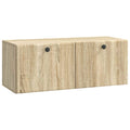 Wandmontierter TV-Schrank 78,5 x 31 x 30 cm Sonoma-Eiche