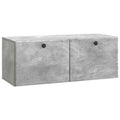 Wandmontierter TV-Schrank 78,5 x 31 x 30 cm Betongrau