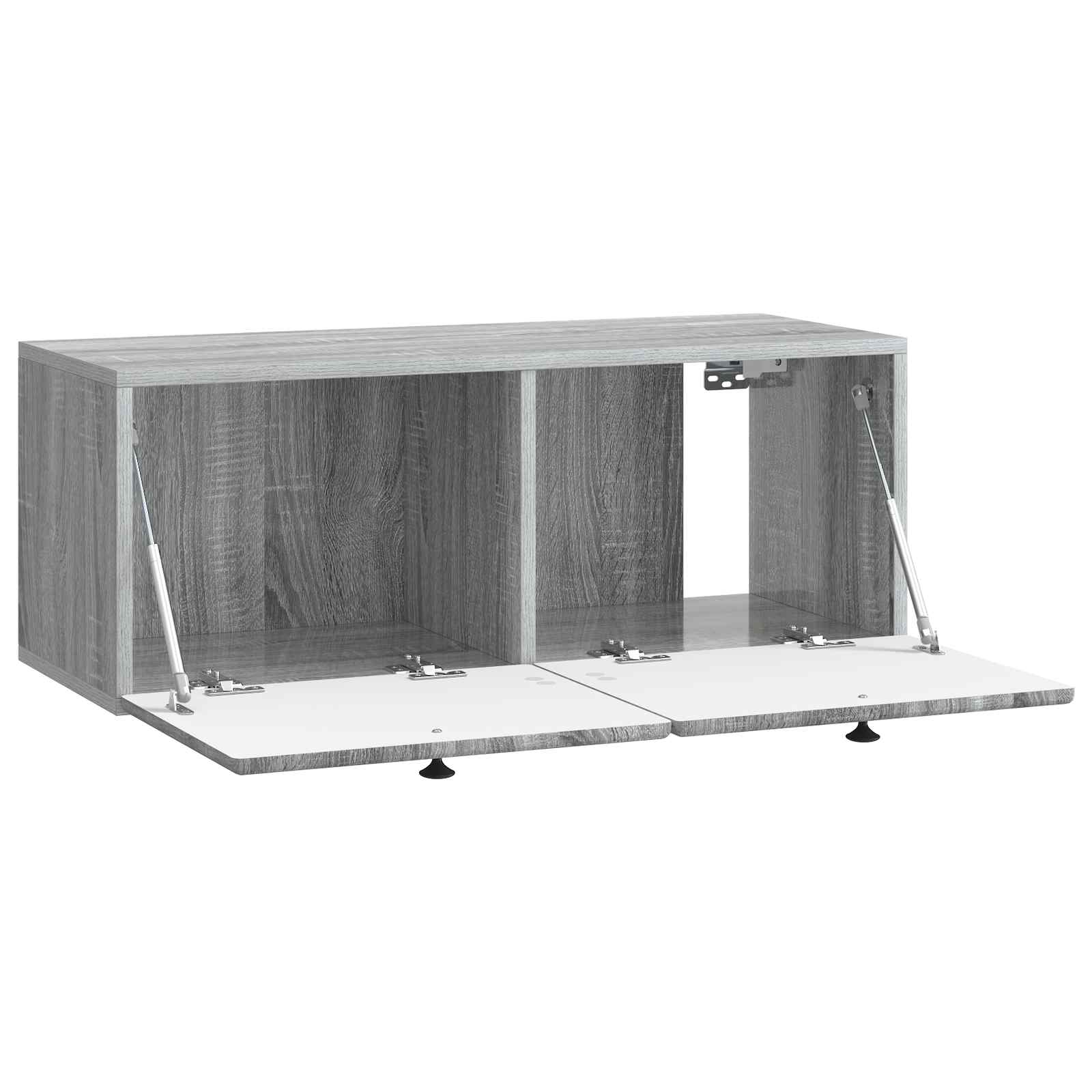 Wandmontierter TV-Schrank 78,5 x 31 x 30 cm Grau Sonoma