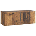 Wandmontierter TV-Schrank 78,5 x 31 x 30 cm Altholz