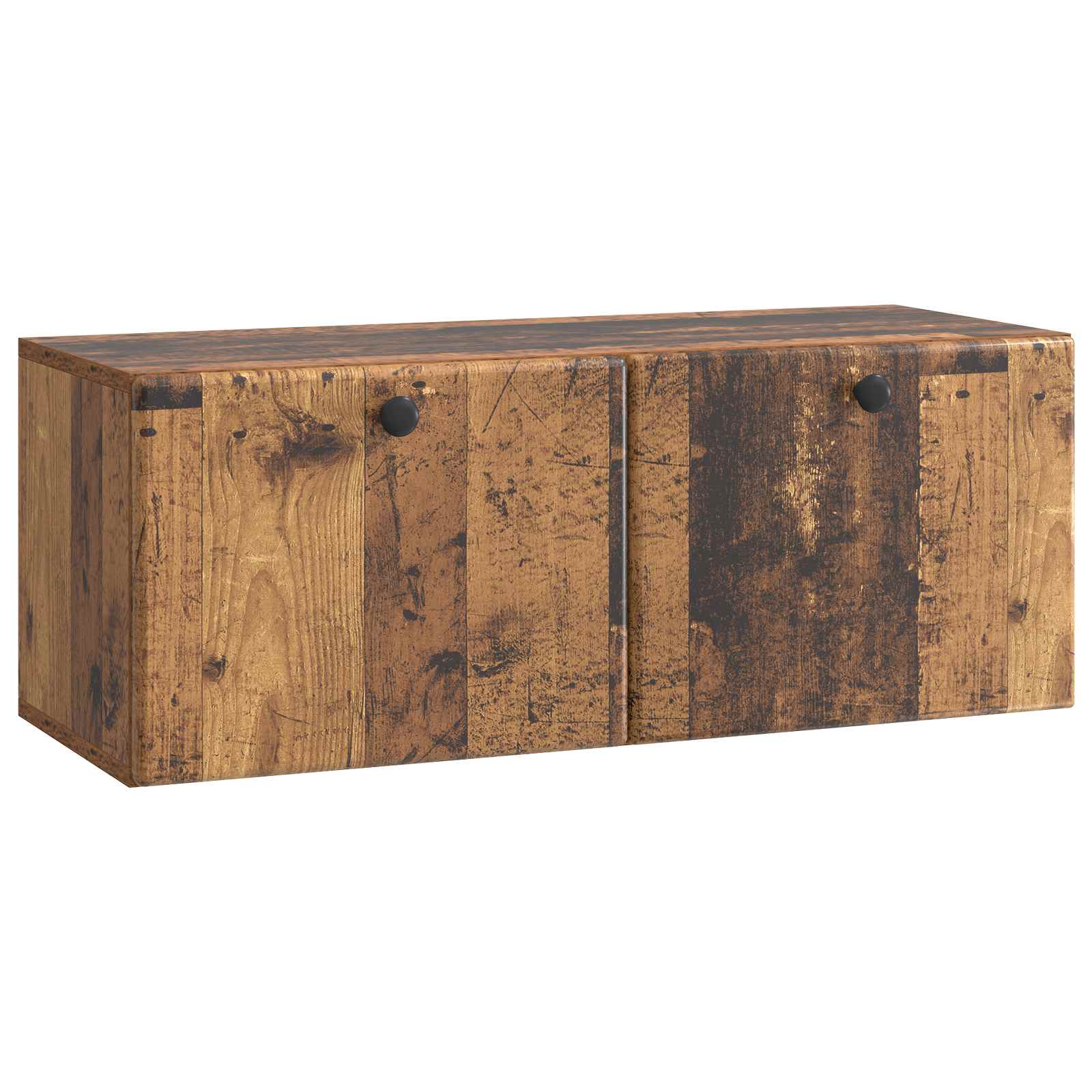 Wandmontierter TV-Schrank 78,5 x 31 x 30 cm Altholz