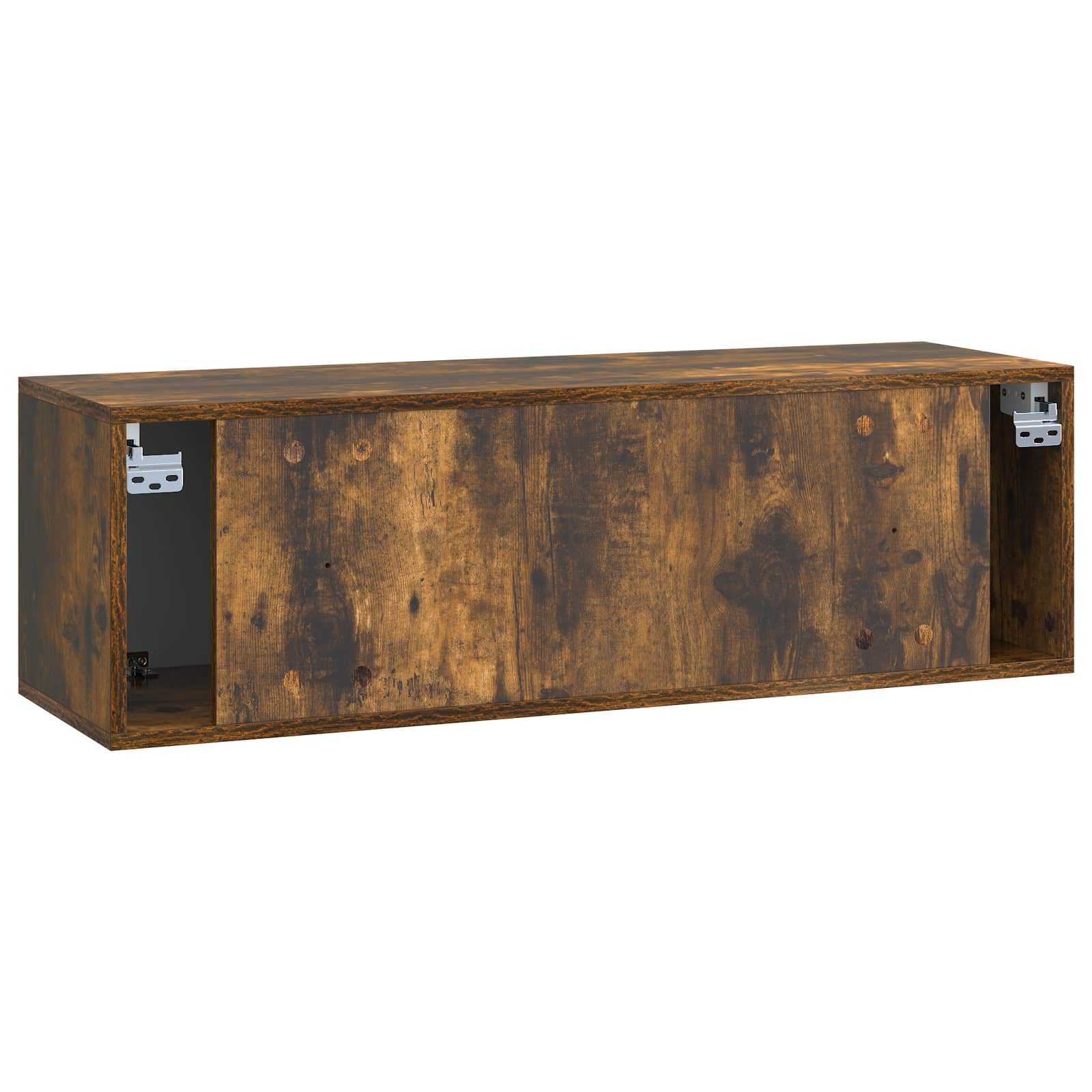 Wandmontierter TV-Schrank 98 x 31 x 30 cm Geräucherte Eiche