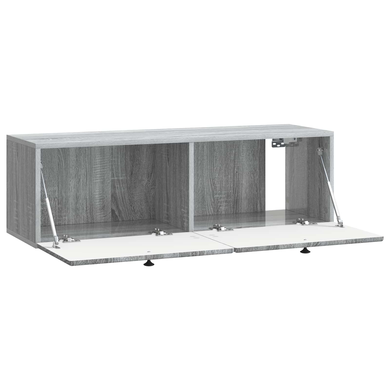 Wandmontierter TV-Schrank 98 x 31 x 30 cm Grau Sonoma