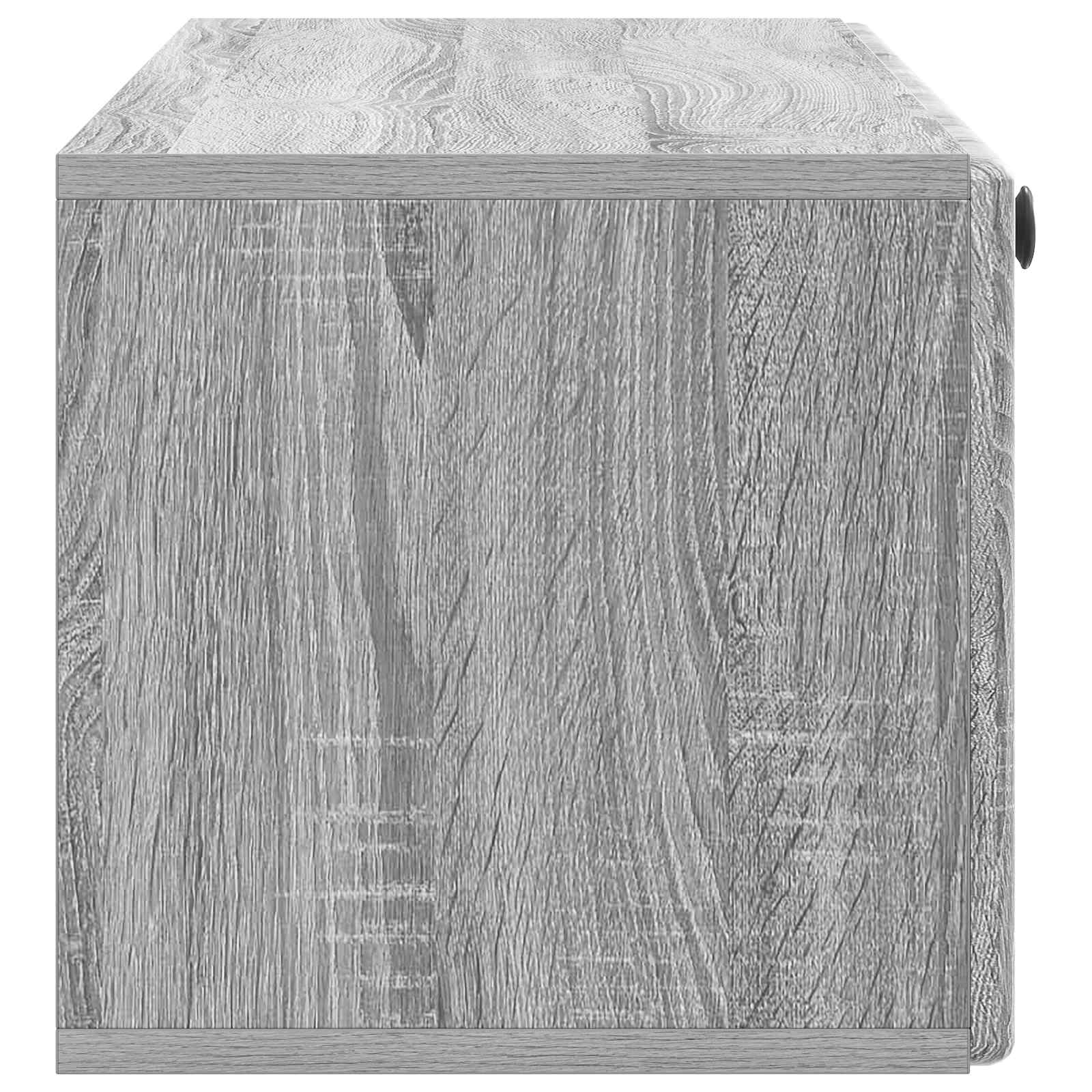 Wandmontierter TV-Schrank 98 x 31 x 30 cm Grau Sonoma