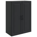 Wandschrank Schwarz 66 x 34,5 x 90 cm Holzwerkstoff