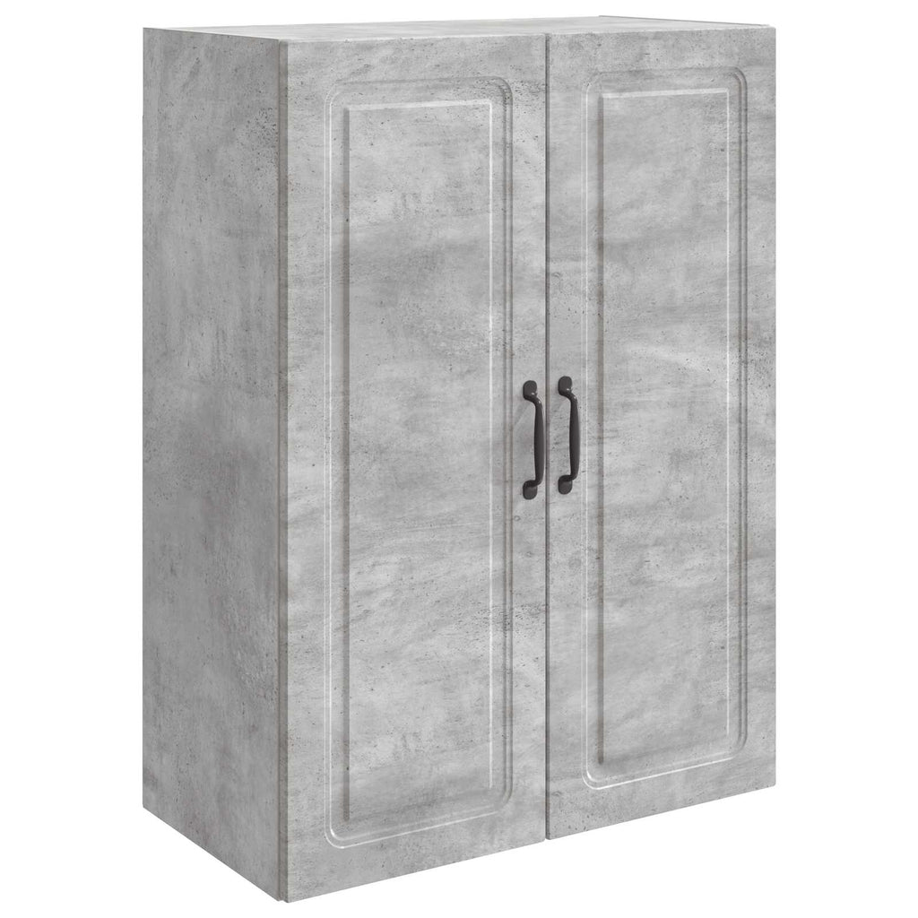 Wandschrank Betongrau 66 x 34,5 x 90 cm Holzwerkstoff