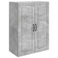 Wandschrank Betongrau 66 x 34,5 x 90 cm Holzwerkstoff