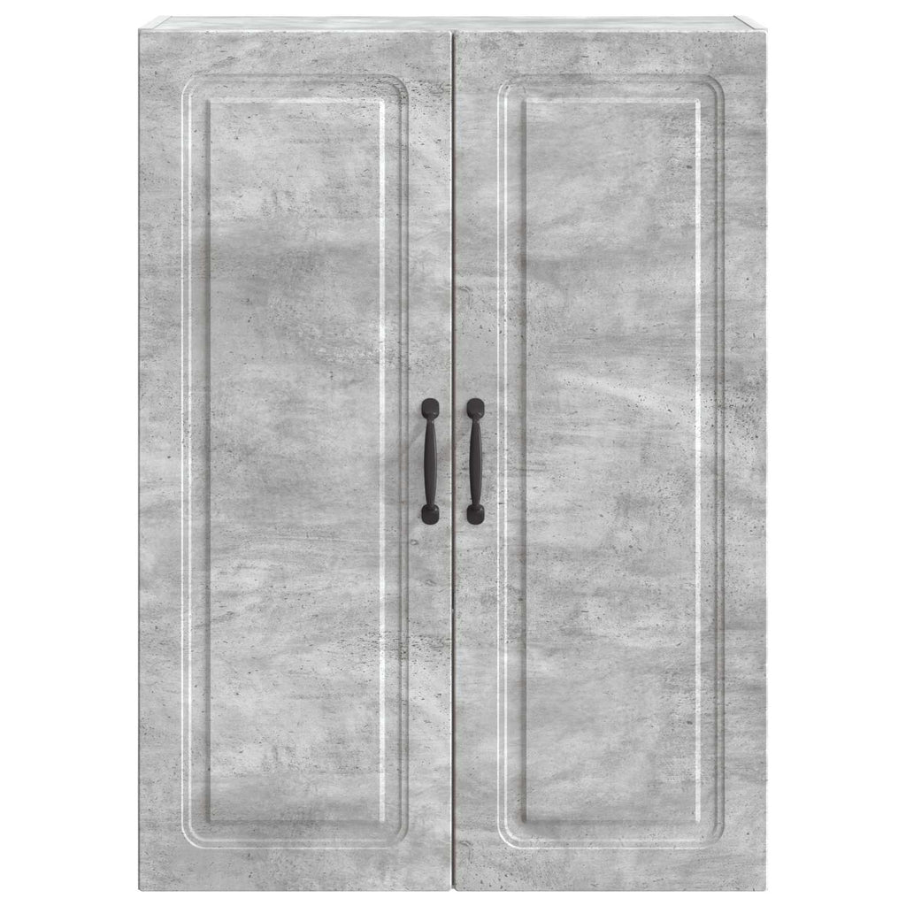 Wandschrank Betongrau 66 x 34,5 x 90 cm Holzwerkstoff
