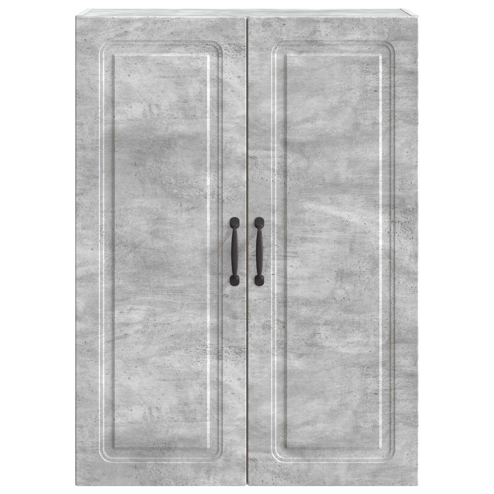 Wandschrank Betongrau 66 x 34,5 x 90 cm Holzwerkstoff