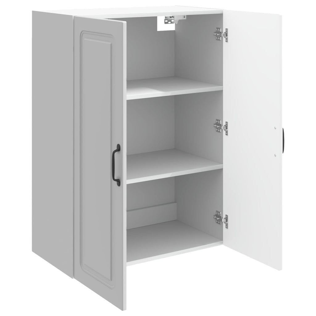 Wandschrank Hochglanz Weiß 66 x 34,5 x 90 cm Holzwerkstoff