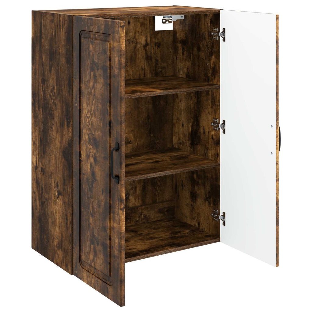 Wandschrank Geräucherte Eiche 66 x 34,5 x 90 cm Holzwerkstoff