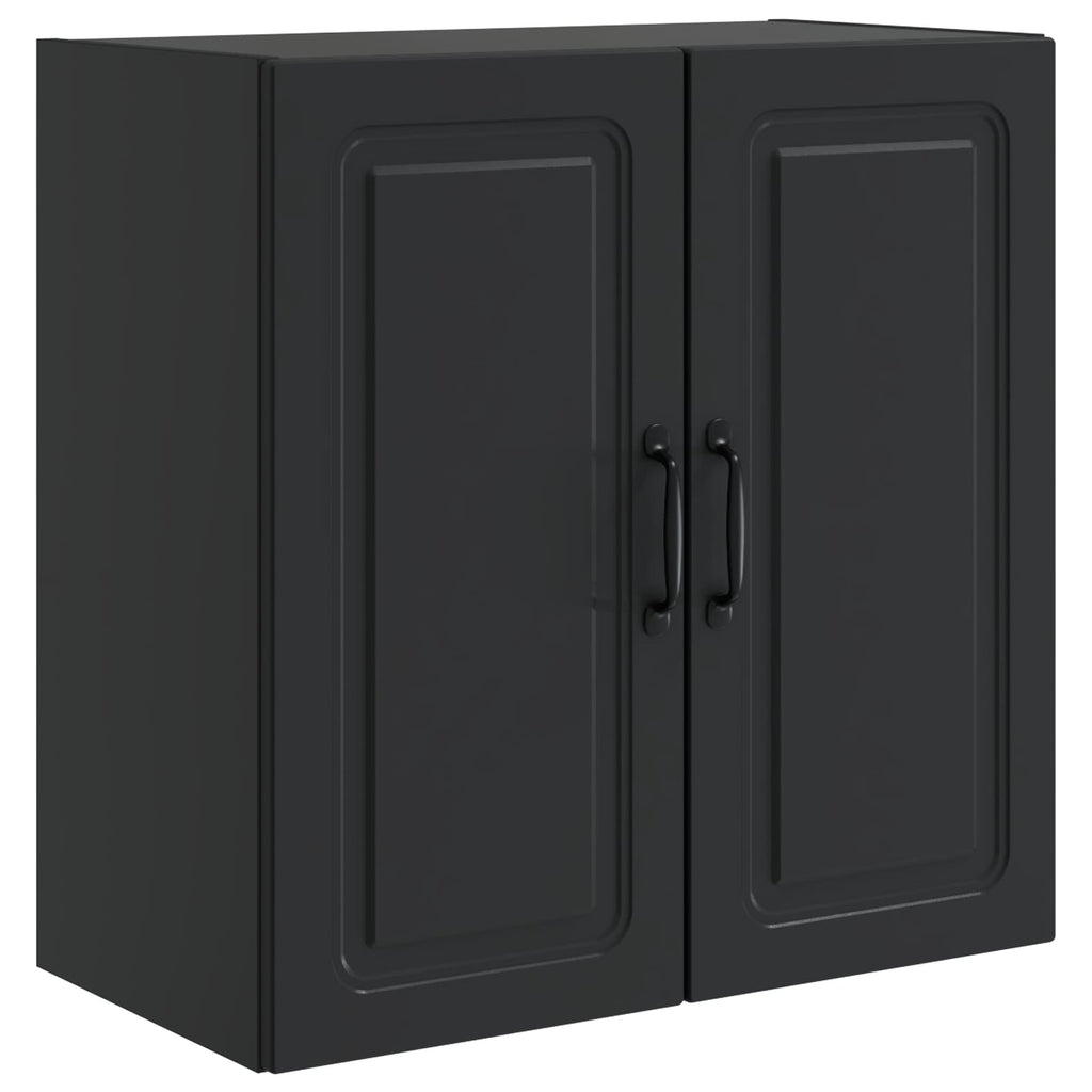 Wandschrank Schwarz 59 x 31 x 60 cm Holzwerkstoff