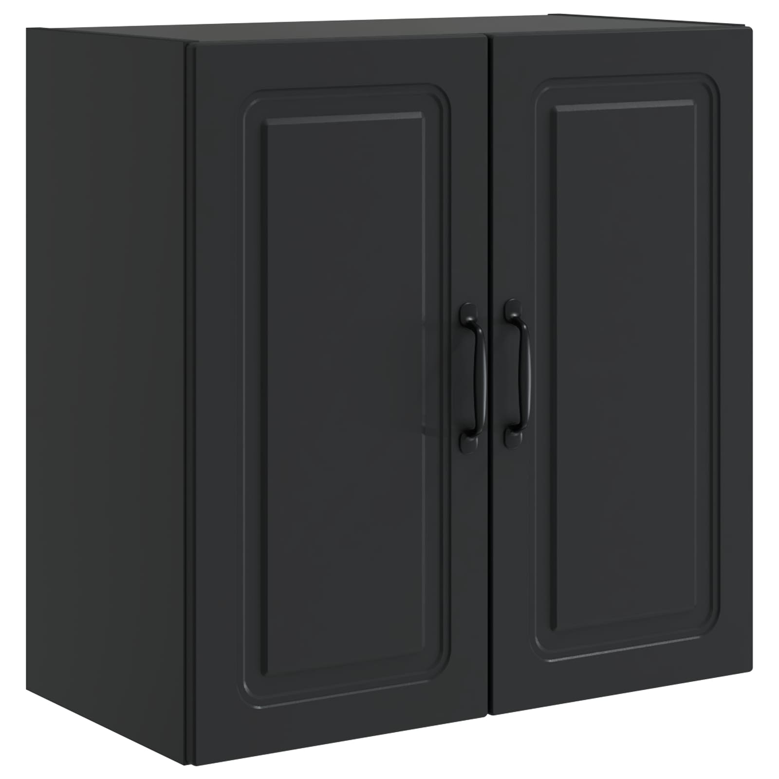 Wandschrank Schwarz 59 x 31 x 60 cm Holzwerkstoff