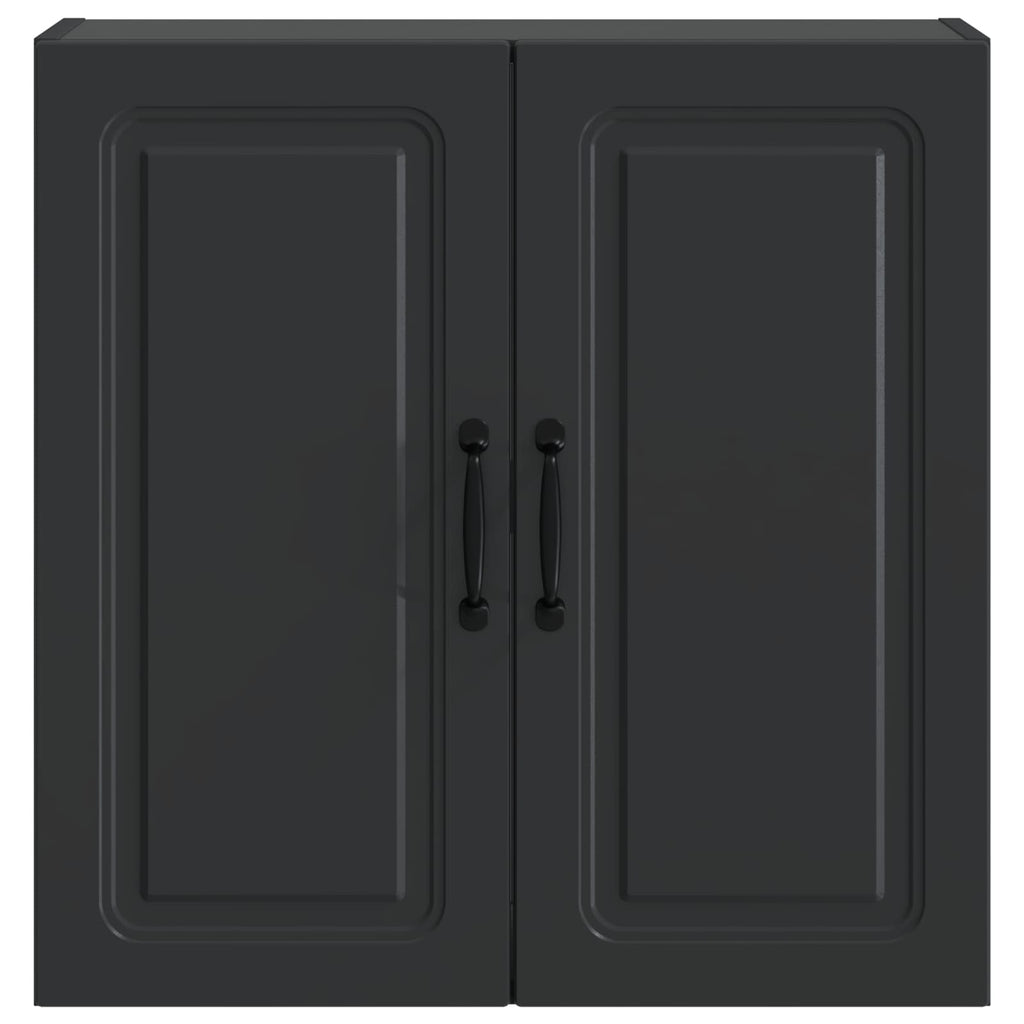 Wandschrank Schwarz 59 x 31 x 60 cm Holzwerkstoff