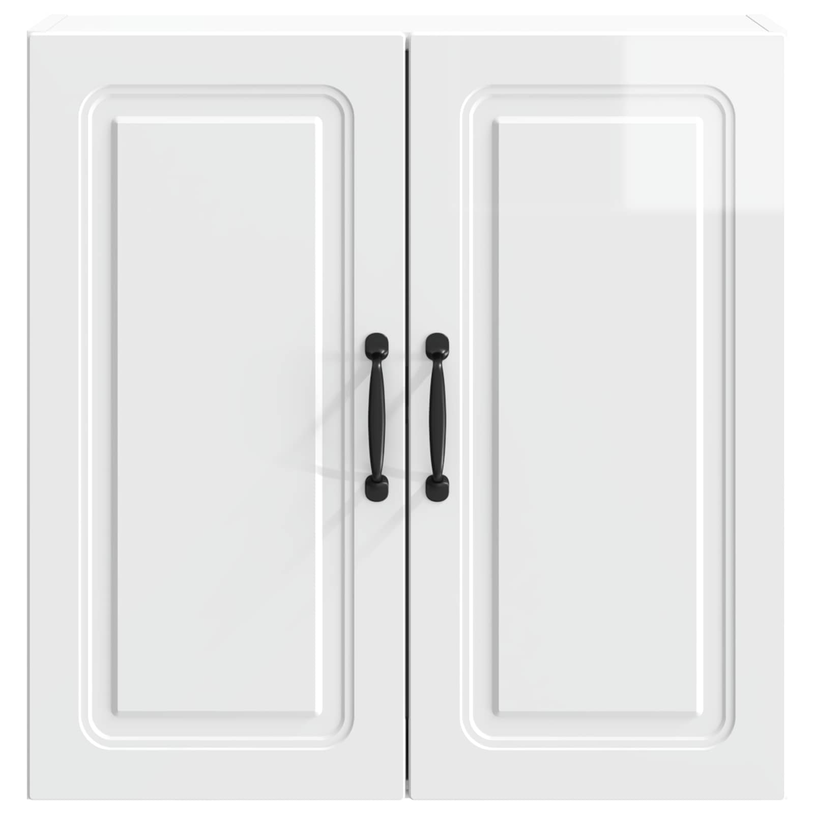 Wandschrank Hochglanz Weiß 59 x 31 x 60 cm Holzwerkstoff