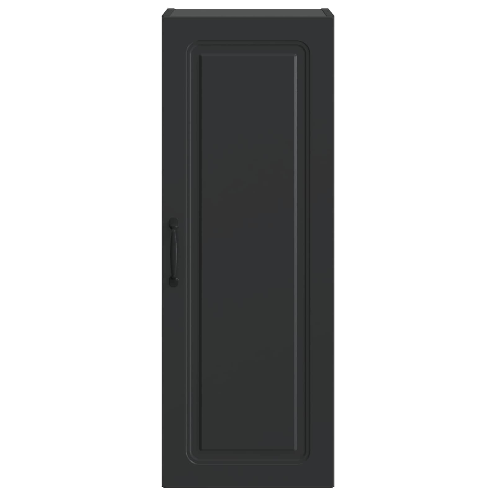 Wandschrank Schwarz 33 x 34,5 x 90 cm Holzwerkstoff