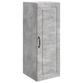 Wandschrank Betongrau 33 x 34,5 x 90 cm Holzwerkstoff